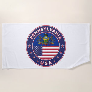 Pennsylvania sticker,phone case, tote bag beach towel