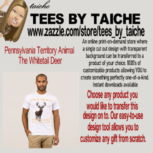 Pennsylvania Territory Animal The Whitetail Deer T-Shirt