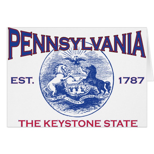PENNSYLVANIA The Keystone State (Front Horizontal)