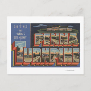 Pennsylvania - The Pennsylvania Turnpike Postcard