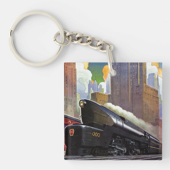 Pennsylvania Train by Unknown Key Ring (Front)