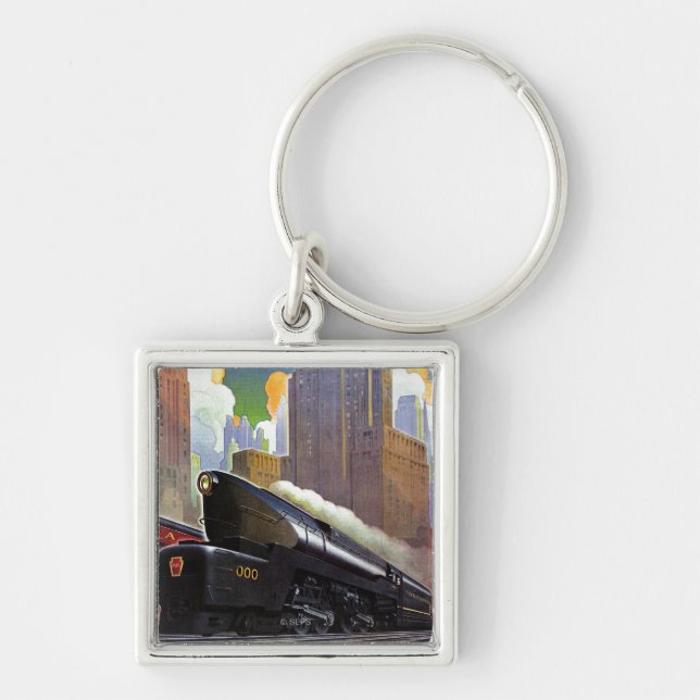 Pennsylvania Train by Unknown Key Ring (Front)
