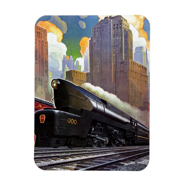 Pennsylvania Train by Unknown Magnet (Vertical)