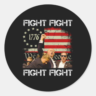 Pennsylvania Trump 2024 Fight! Classic Round Sticker