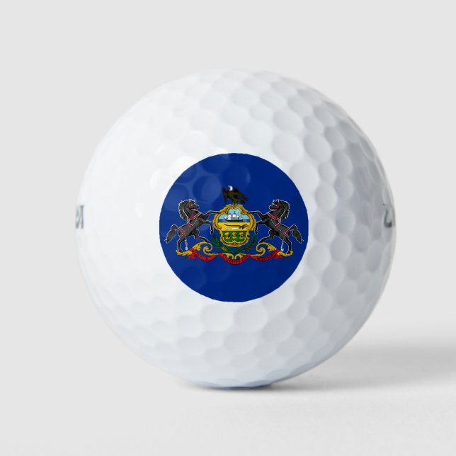 Pennsylvanian Flag Golf Balls (Front)