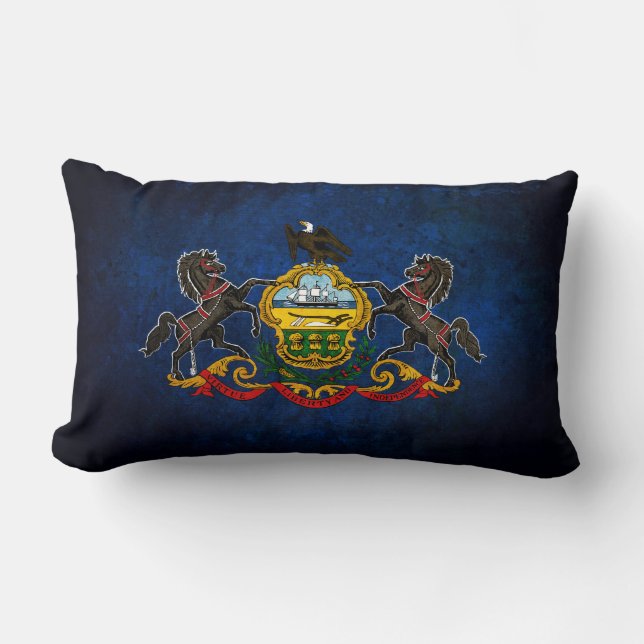 Pennsylvanian Flag Lumbar Cushion (Front)