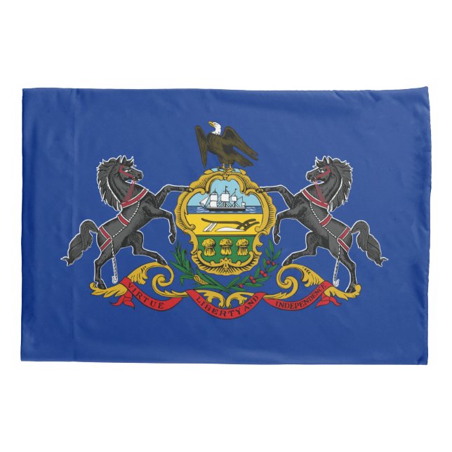 Pennsylvanian Flag Pillowcase (Back)