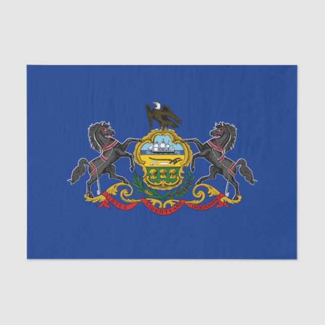 Pennsylvanian Flag Tissue Paper (Front)