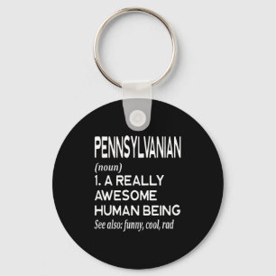 Pennsylvanian Pennsylvania Pa Philly Philadelphia  Key Ring