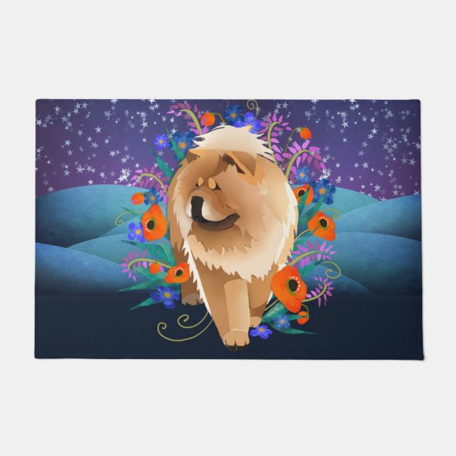PENNY 4 UR THOUGHTS Chow - Indoor/Outdoor door mat (Front)