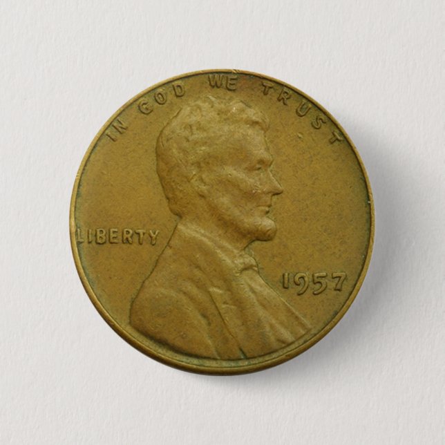 penny 6 cm round badge (Front)
