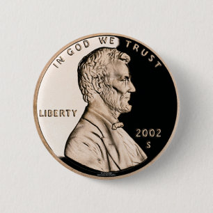 Penny 6 Cm Round Badge