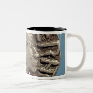Penny Aethelberht Anglo-Saxon King East Anglia. Two-Tone Coffee Mug