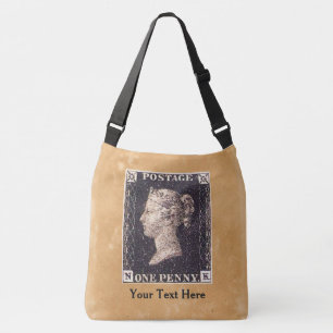Penny Black Postage Stamp Crossbody Bag