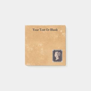 Penny Black Postage Stamp Post-it Notes