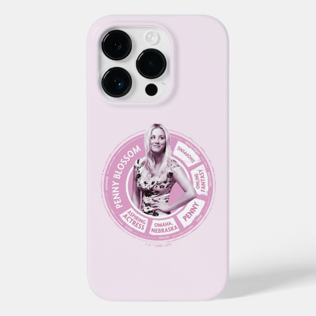 Penny Blossom Info Graphic Case-Mate iPhone Case (Back)