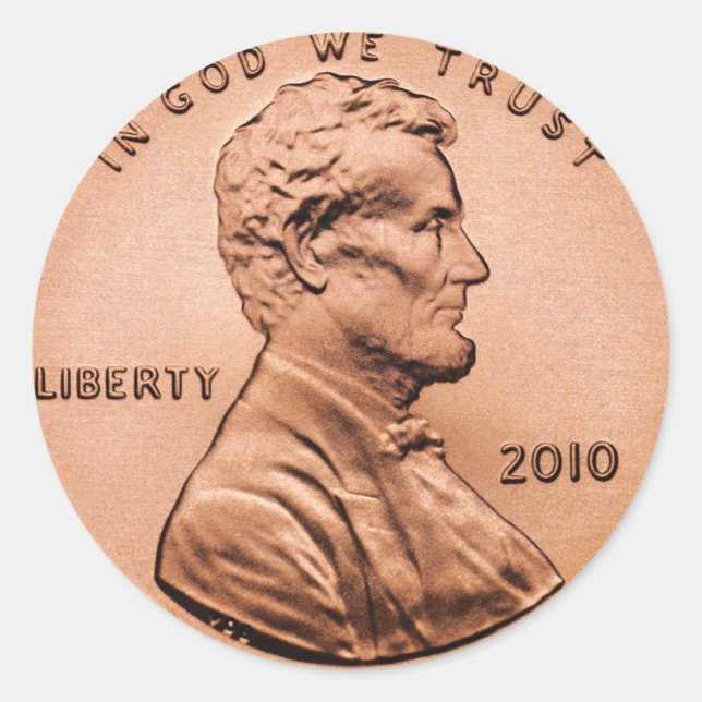 Penny Classic Round Sticker (Front)