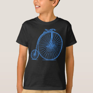 Penny Farthing - Baby Blue T-Shirt