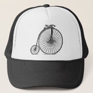 Penny Farthing - Black Trucker Hat