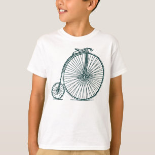 Penny Farthing - Dark Green T-Shirt