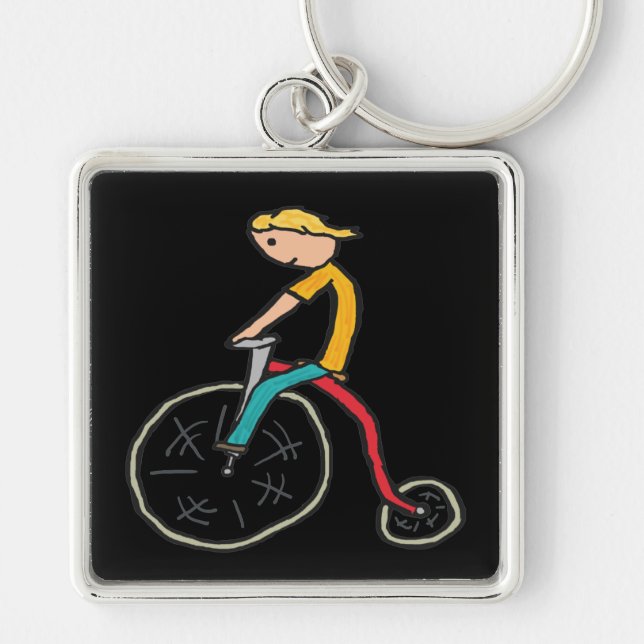 Penny Farthing Key Ring (Front)