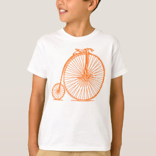 Penny Farthing - Orange T-Shirt