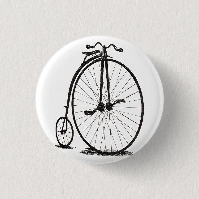 penny farthing pin (Front)