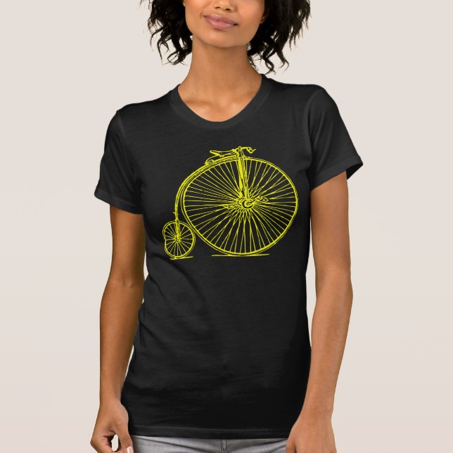 Penny Farthing - Yellow T-Shirt (Front)