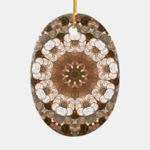 Penny Flower Nov 2012 Ceramic Ornament