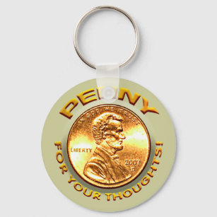 Penny for your thoughts! key ring