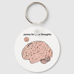 Penny  for your Thoughts Key Ring