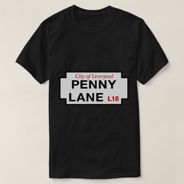 Penny Lane Sign Classic T-Shirt (Design Front)