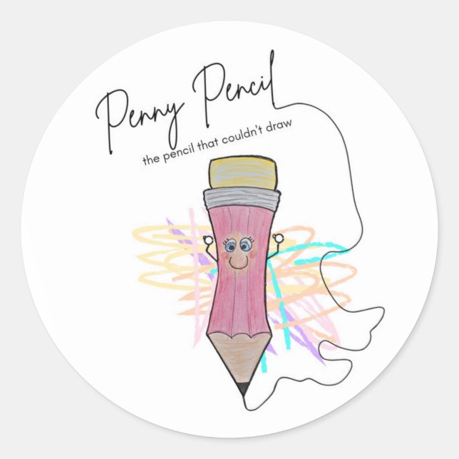 Penny Pencil sticker (Front)