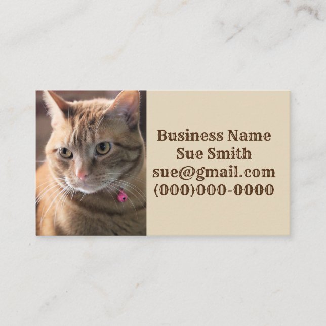 Penny pensive business card (Front)