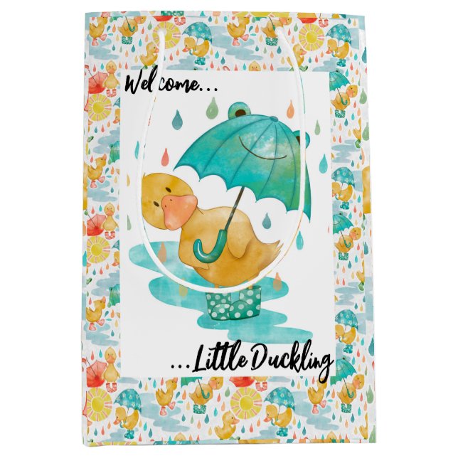 Penny Puddle Duck Medium Gift Bag (Front)