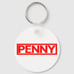 Penny Stamp Key Ring