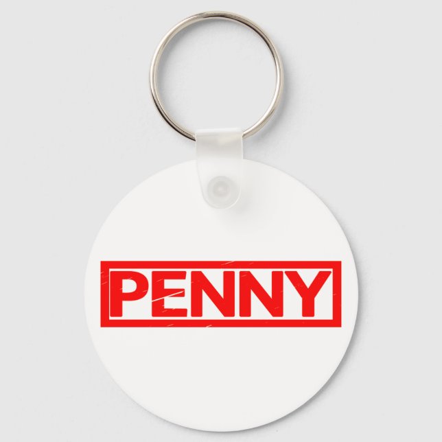 Penny Stamp Key Ring (Front)