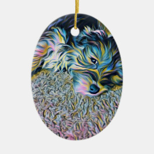 Penny the Morkie ornament