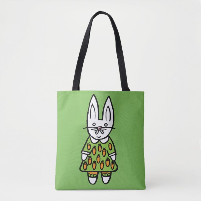 Penny the Rabbit Tote Bag (Front)
