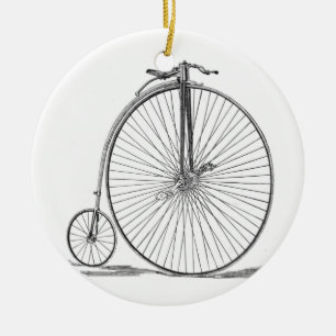 Pennyfarthing Ceramic Tree Decoration