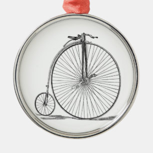 Pennyfarthing Metal Ornament