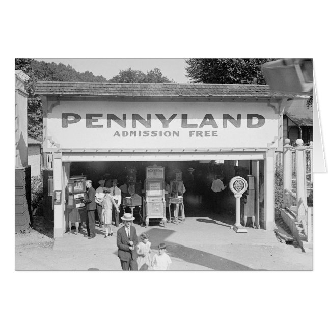 Pennyland Arcade, 1928 (Front Horizontal)