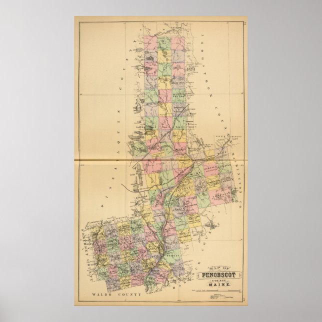 Penobscot Co, Maine Poster (Front)