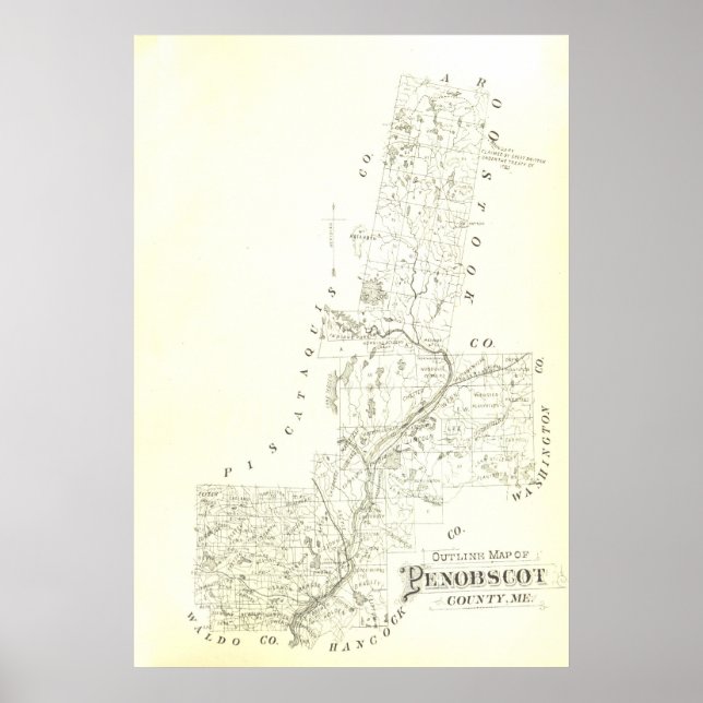 Penobscot County, Maine Poster (Front)
