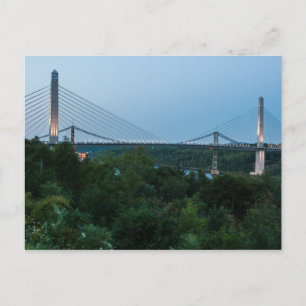 Penobscot Narrow and Waldo-Hancock Bridges, Maine Postcard