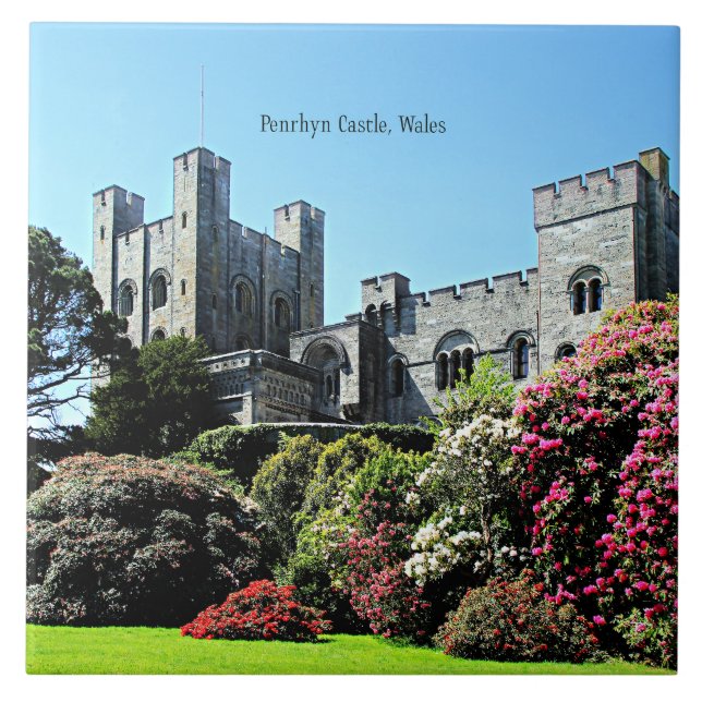 Penrhyn Castle, Wales Ceramic Tile (Front)