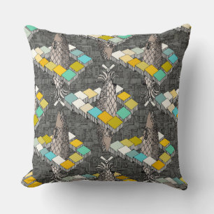 penrose salmon throw pillow