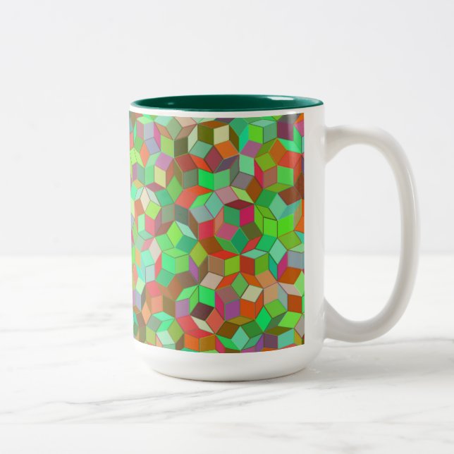 Penrose Tile Pattern Mug (Right)