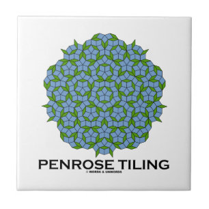 Penrose Tiling (Five-Fold Symmetry) Ceramic Tile