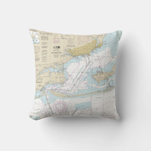 Pensacola Bay Nautical Chart 11383 Cushion